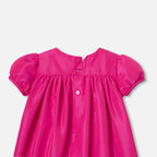 Robe Avec Manches - Rose Bengale - Fille