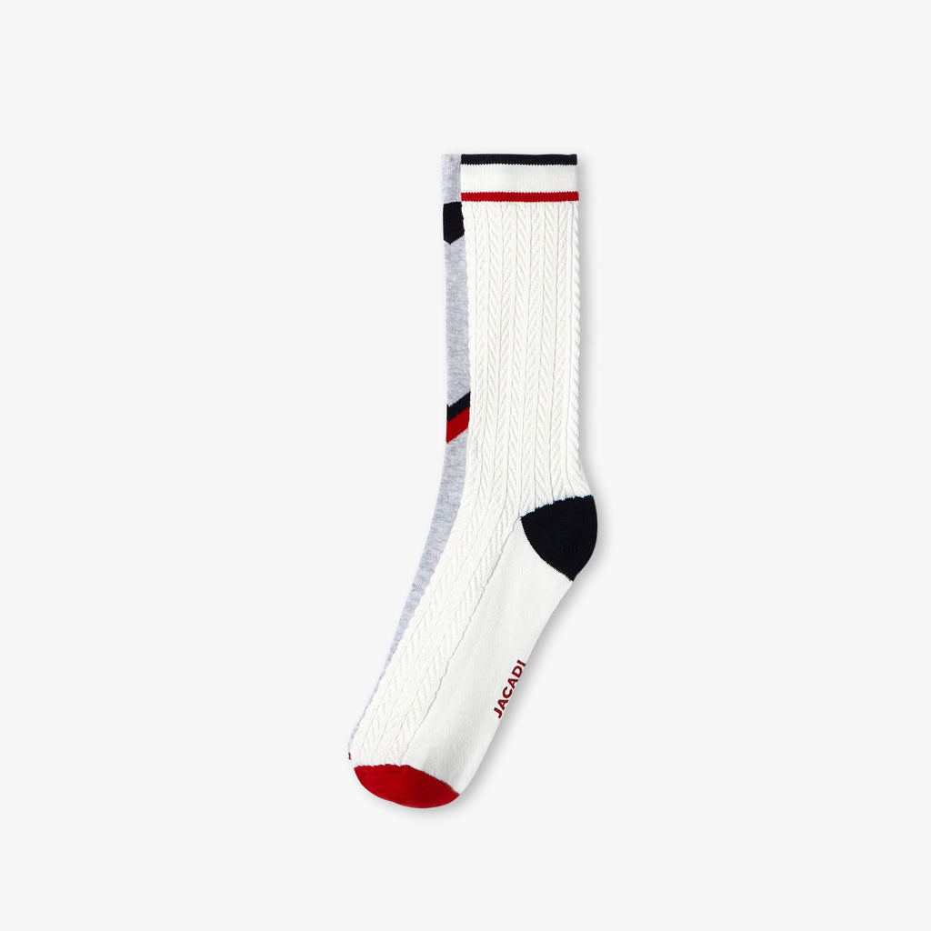 Chaussette - Rouge/Multico - Garçon