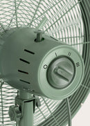 Air Stand Wood - Ventilateur Sur Pied Réglable Oscillant De Style Rétro 50 W - Hauteur Réglable - Vert Sauge
