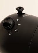 Air Stand Easy - Ventilador de pedestal ajustable oscilante de 50 W - Negro
