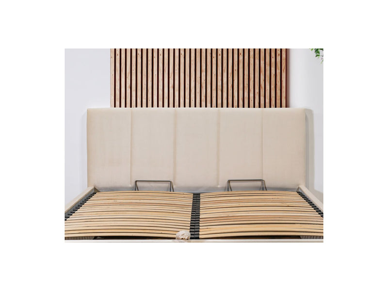 Lit Coffre Rangement Xl - Vivara - Beige