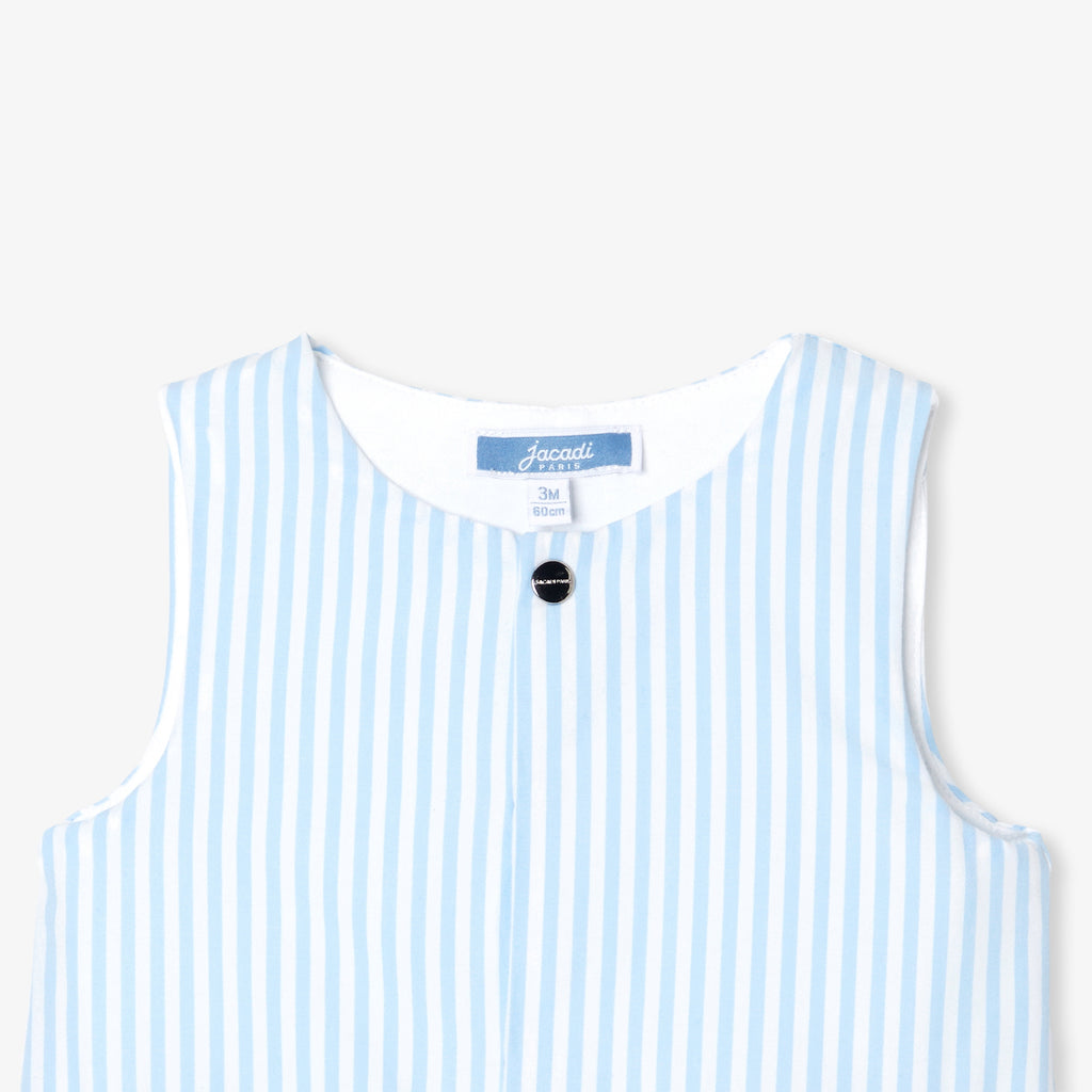 Combinaison Longue - Bleu/Blanc - Garçon