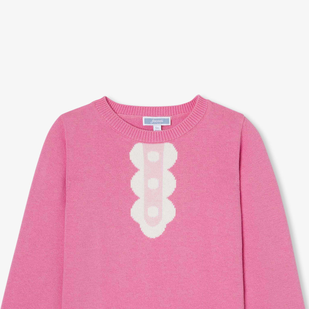 Pull Avec Manches - Rose Petale - Fille