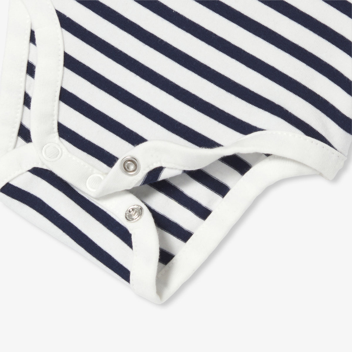 Body Dessus M.Longues - Blanc/Bleu - Garçon