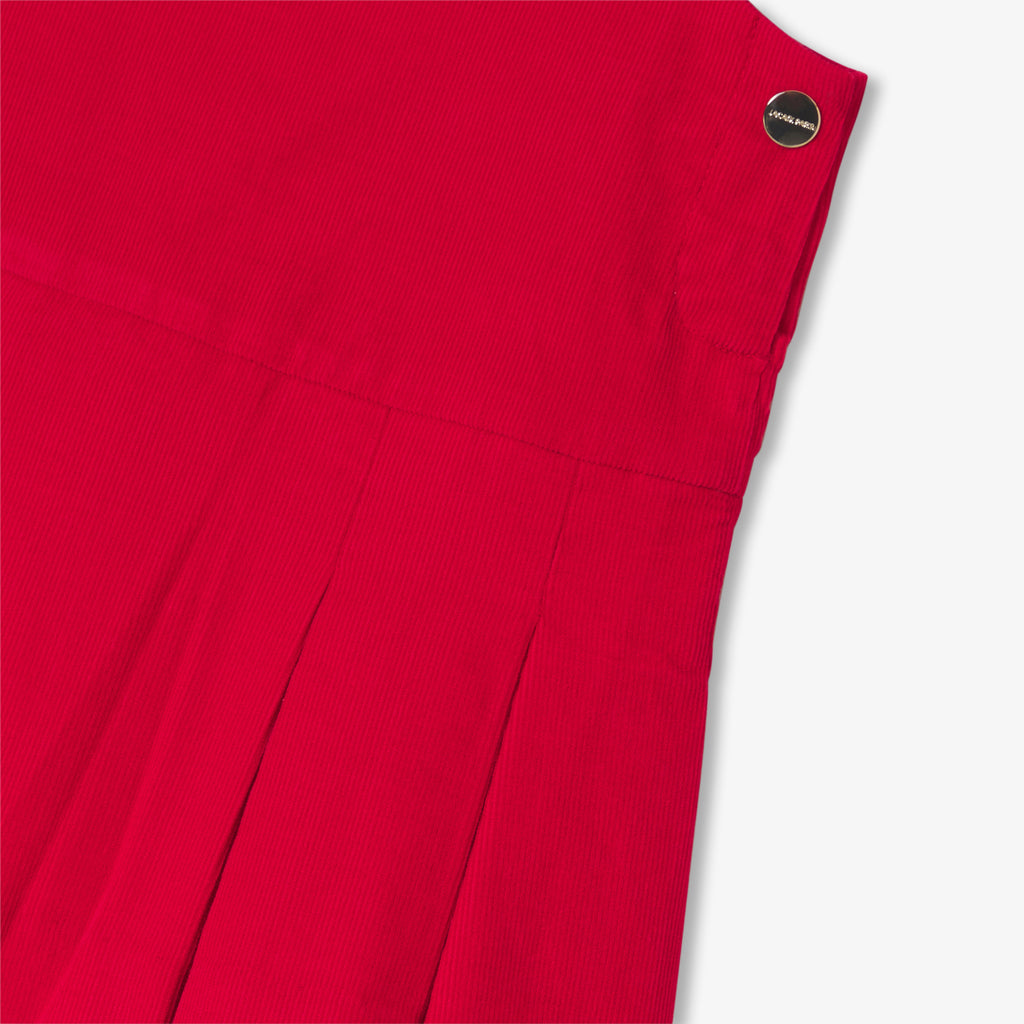 Robe Chasuble/ Ss Mches - Coquelicot - Fille