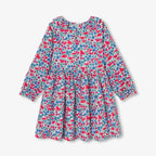 Robe Avec Manches - Blanc/Multico - Fille