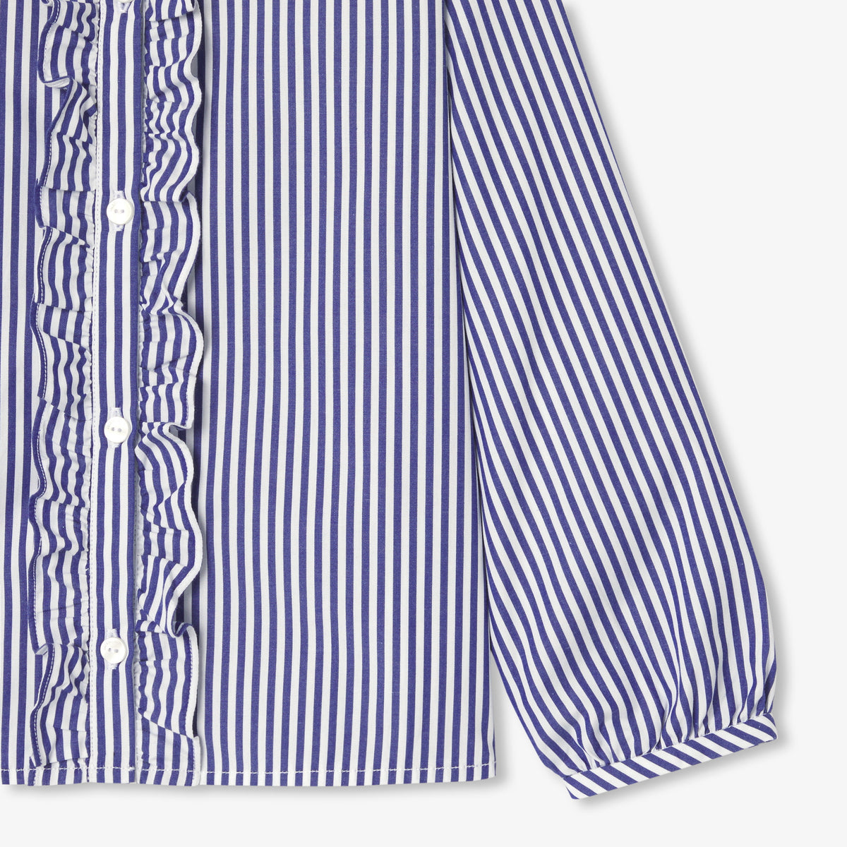 Blouse - Blanc/Bleu - Fille
