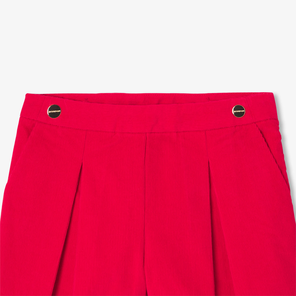 Jupe-Short - Coquelicot - Fille