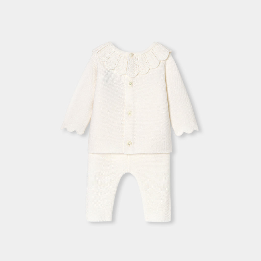 Ensemble - Blanc Doux - Fille