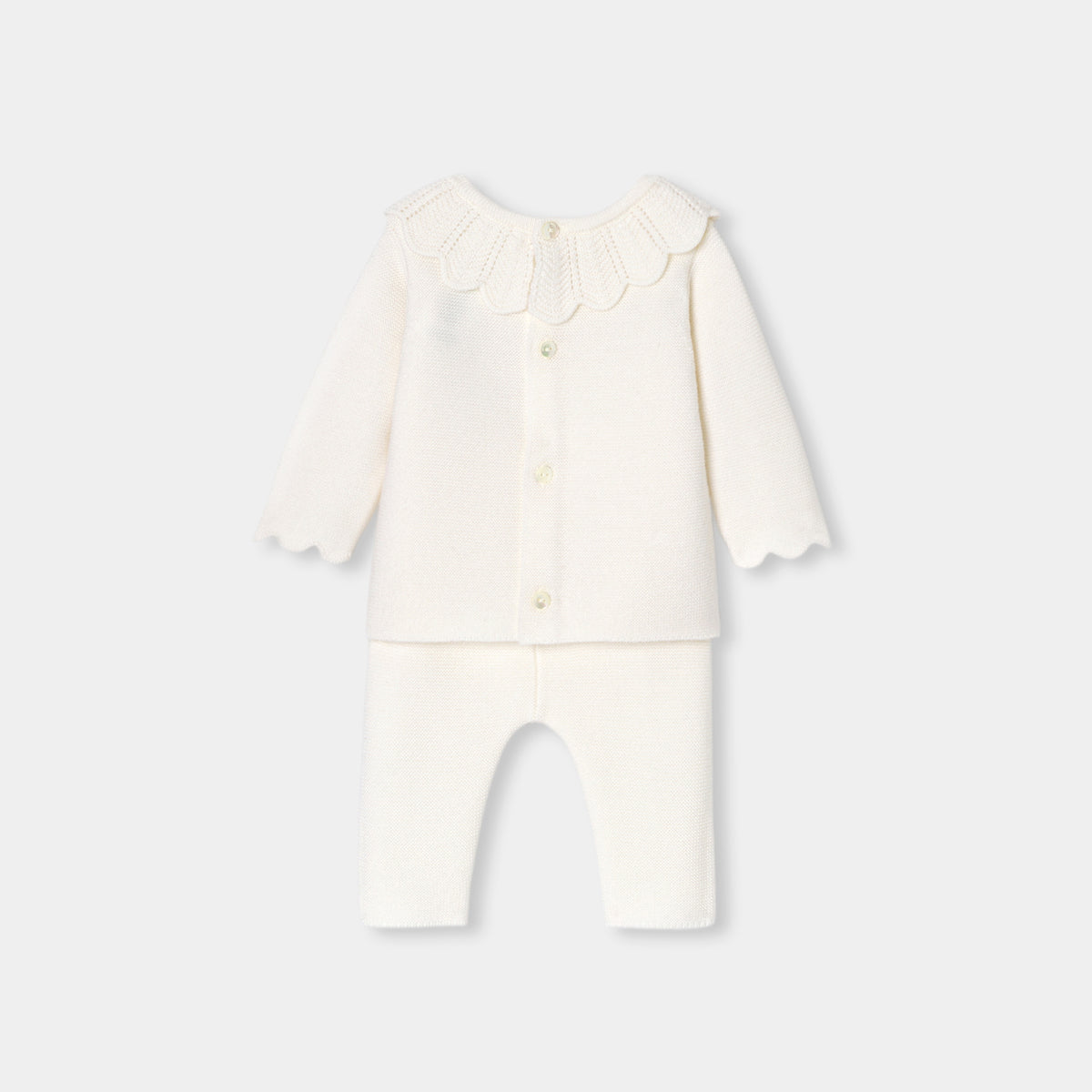 Ensemble - Blanc Doux - Fille