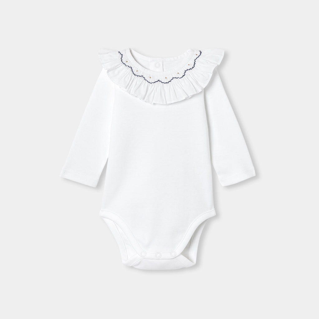 Body Dessus M.Longues - Blanc - Fille
