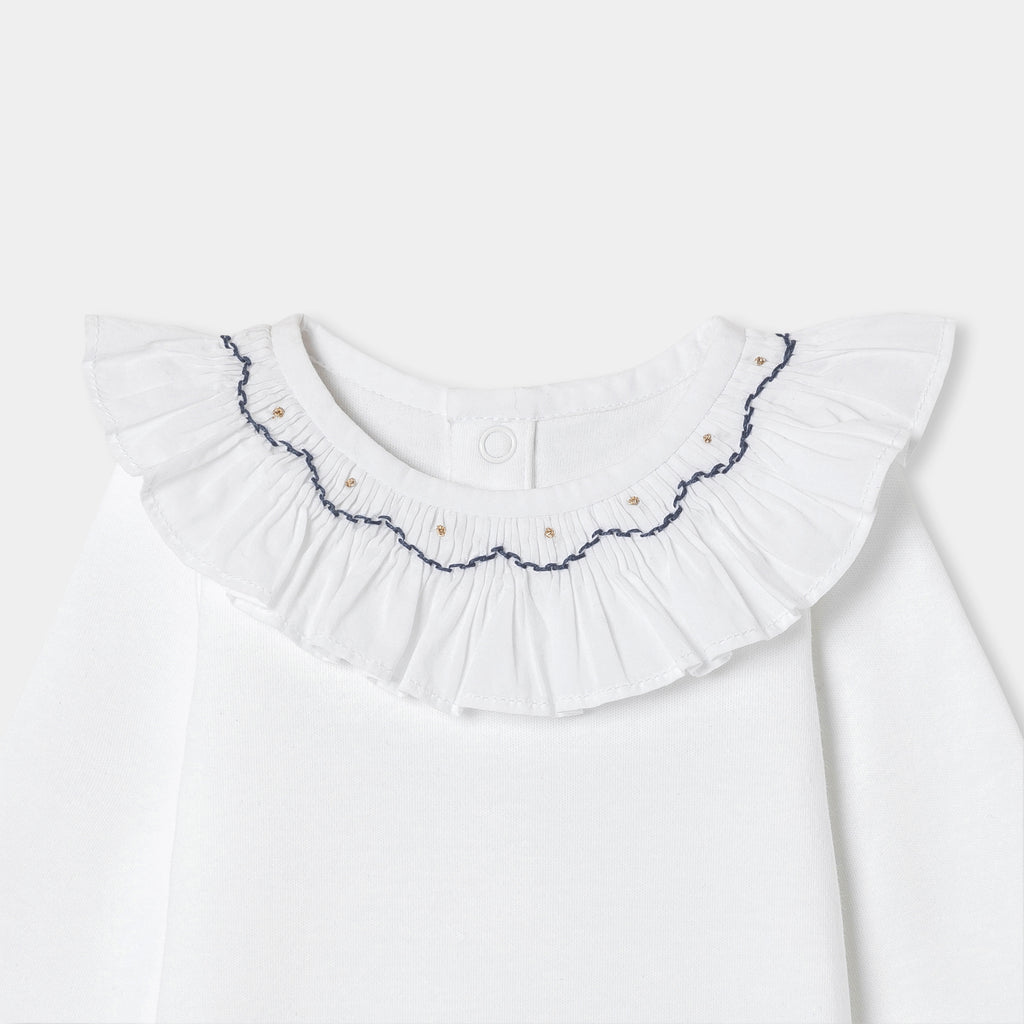 Body Dessus M.Longues - Blanc - Fille
