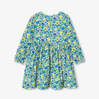 Robe Avec Manches - Blanc/Multico - Fille
