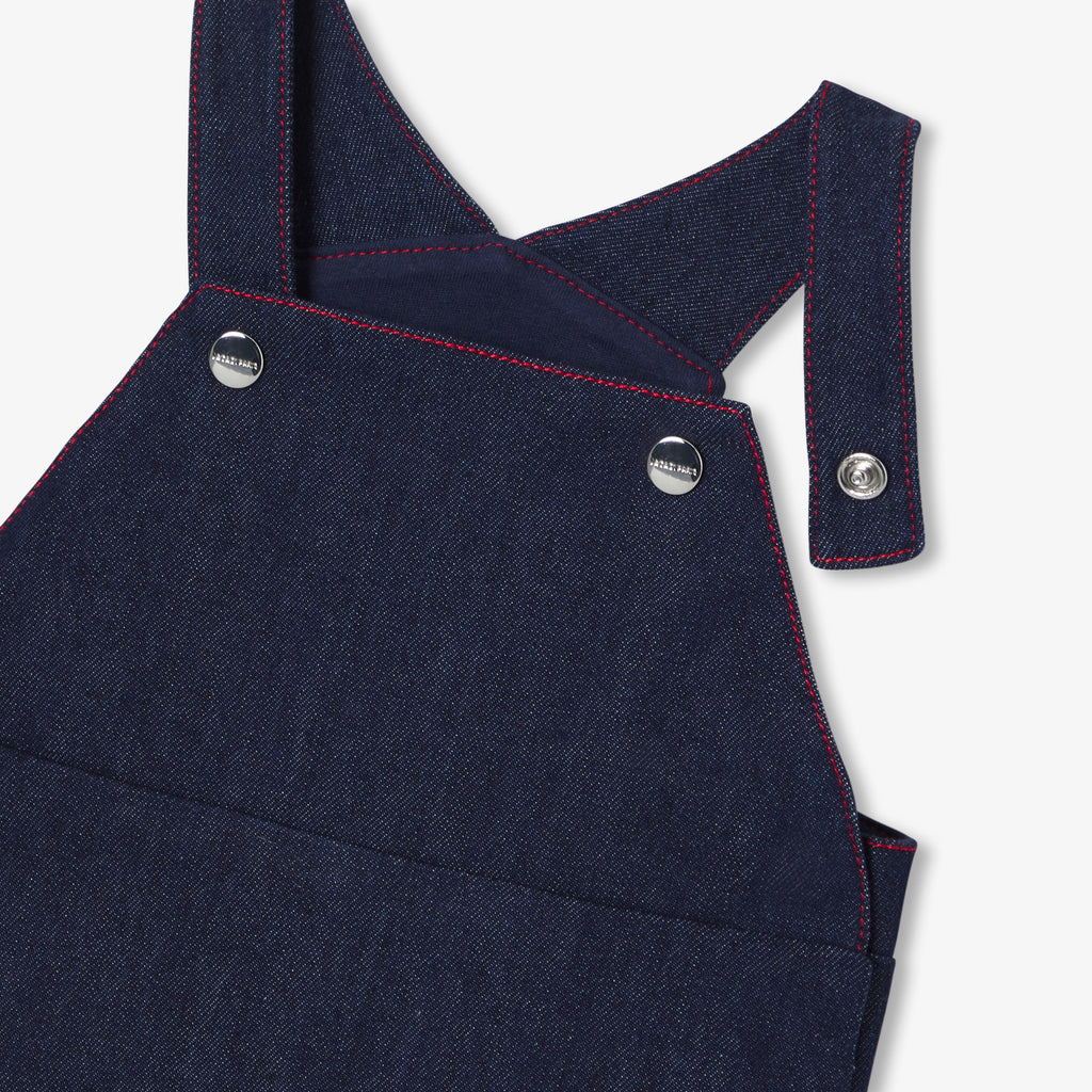Salopette Longue - Denim Fonce - Garçon