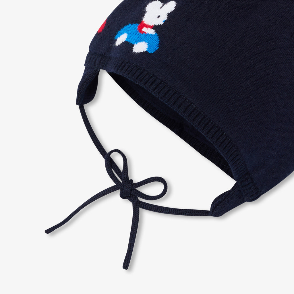 Bonnet - Marine/Multico - Garçon