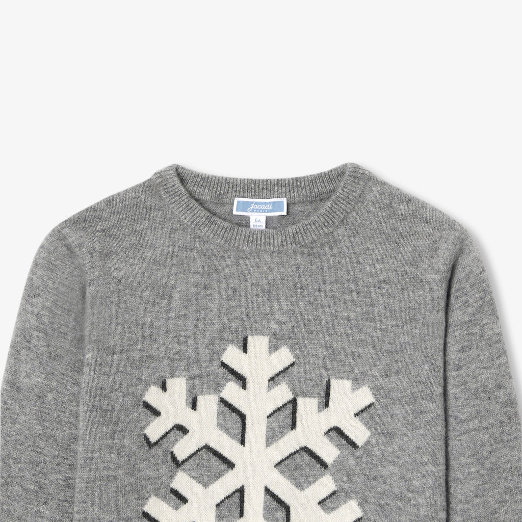 Pull Avec Manches - Gris Moyen - Garçon