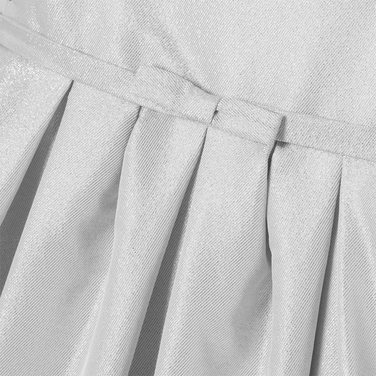 Robe Avec Manches - Argent - Fille