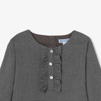 Robe Avec Manches - Gris Chine - Fille
