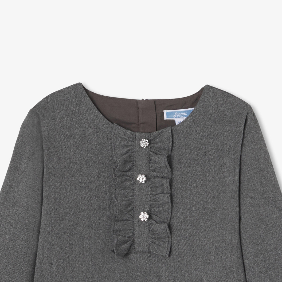 Robe Avec Manches - Gris Chine - Fille