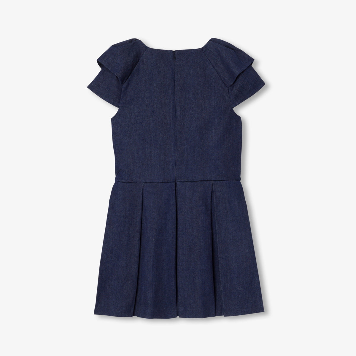 Robe Avec Manches - Denim Fonce - Fille