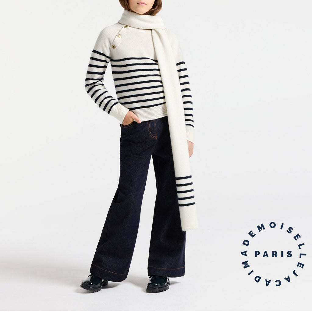 Pantalon Long - Denim Fonce - Fille
