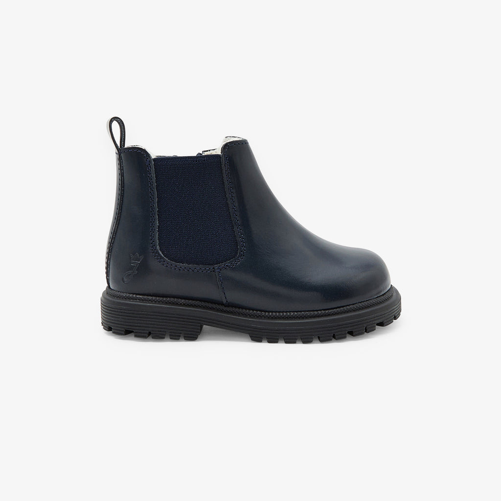 Boots Fourree - Marine - Garçon