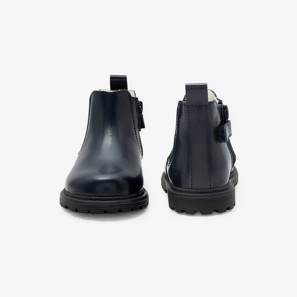 Boots Fourree - Marine - Garçon