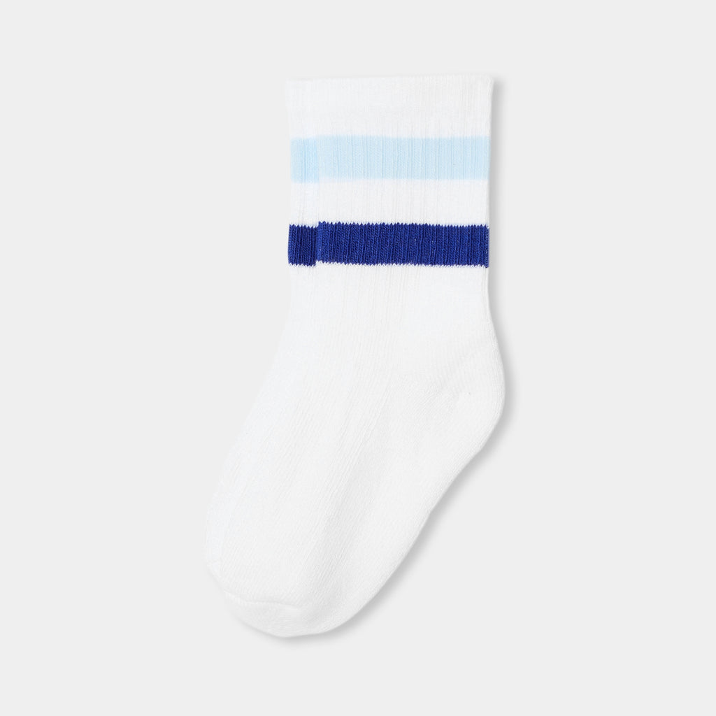 Chaussette - Blanc/Bleu - Garçon