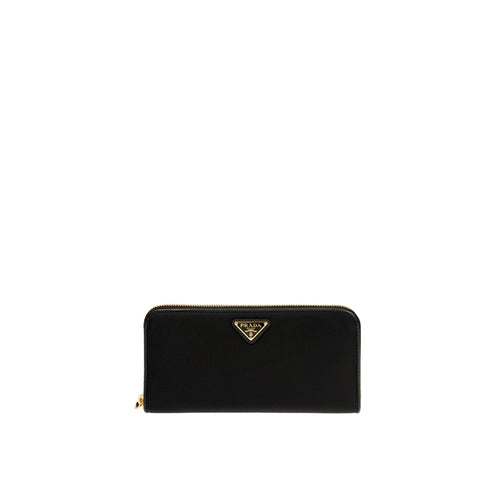 Portefeuille Prada Nylon Logo - Femme - Black