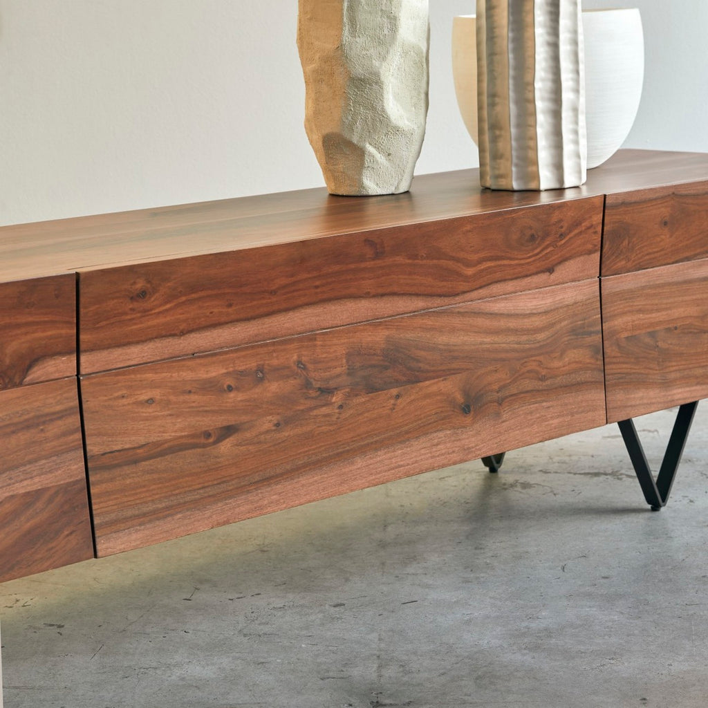 Metric - Meuble Tv - Palissandre - Marron
