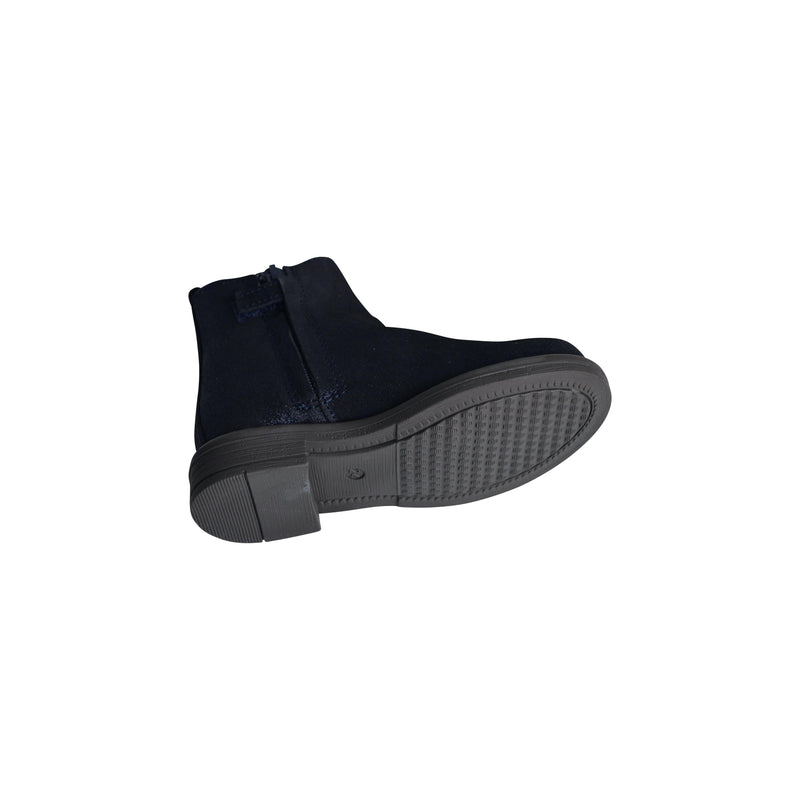 Boots Louison Souples Resistantes Nubuck Marine Irisé - Mixte
