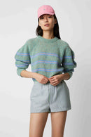 CLASH HOCKNEY PURPLE SHORTS