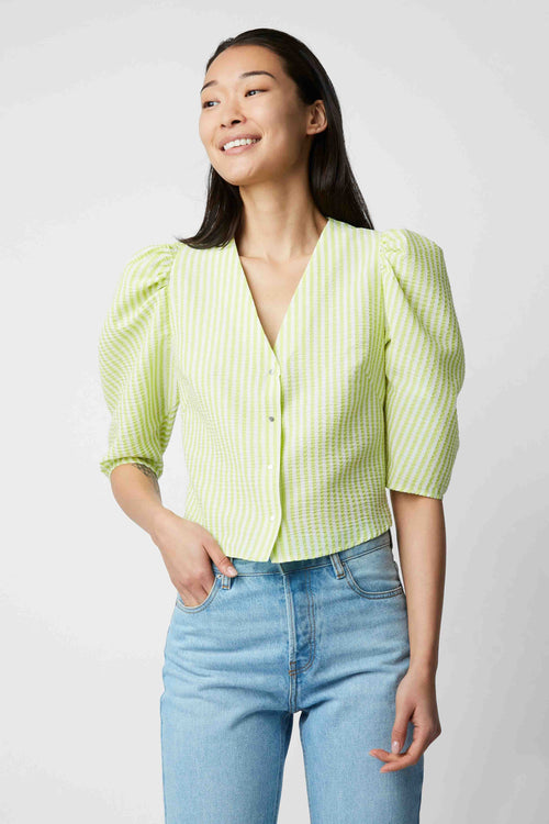 BLUSA CONSTANCE HOCKNEY LIMÓN