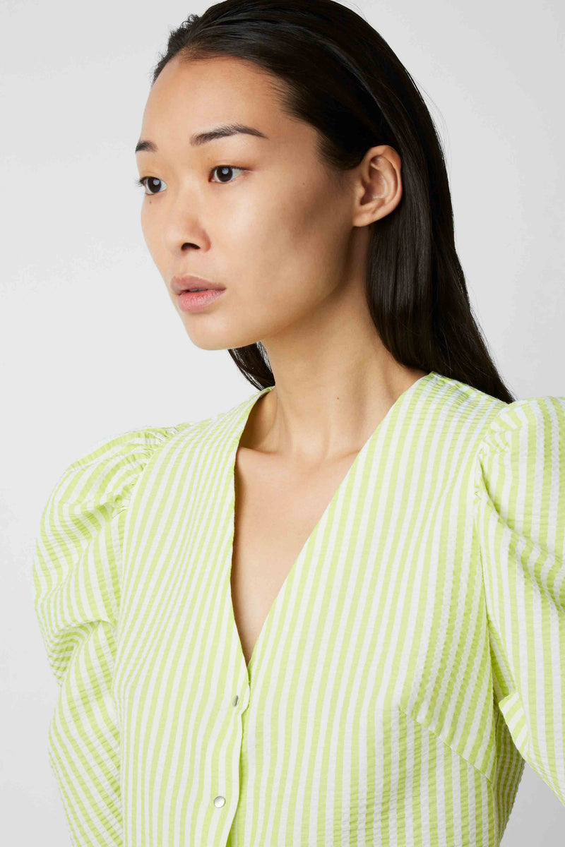 BLOUSE CONSTANCE HOCKNEY CITRON