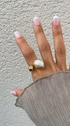 Anello perla d’acqua