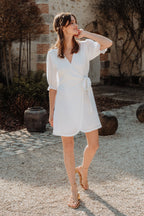 Adelia White Dress