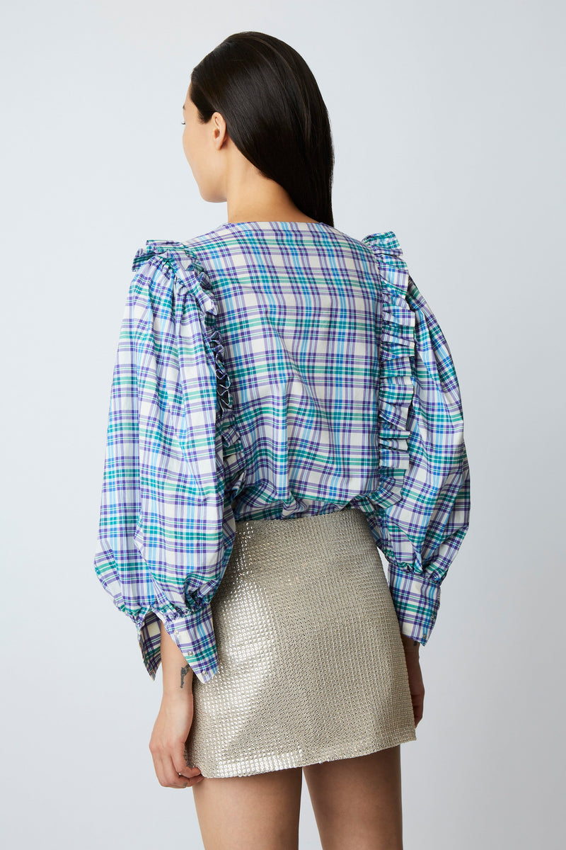 BLOUSE DUSTIN WESTERN BLUE