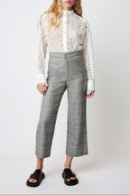 GANGS CHESS NOIR TROUSERS