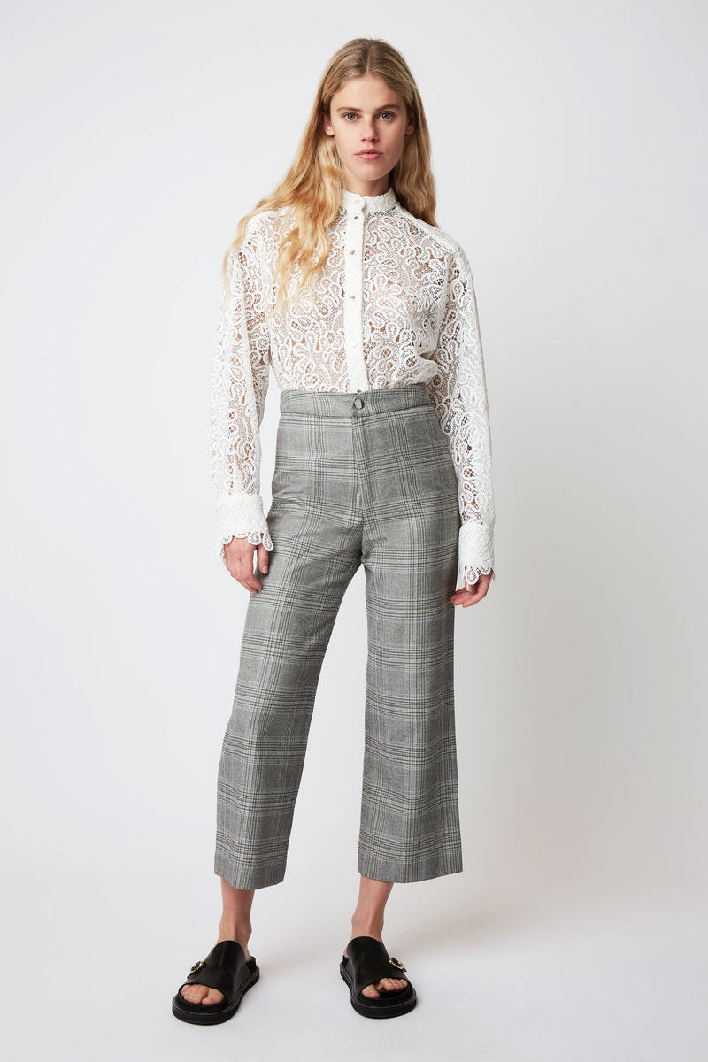 BLACK CHESS GANGS TROUSERS