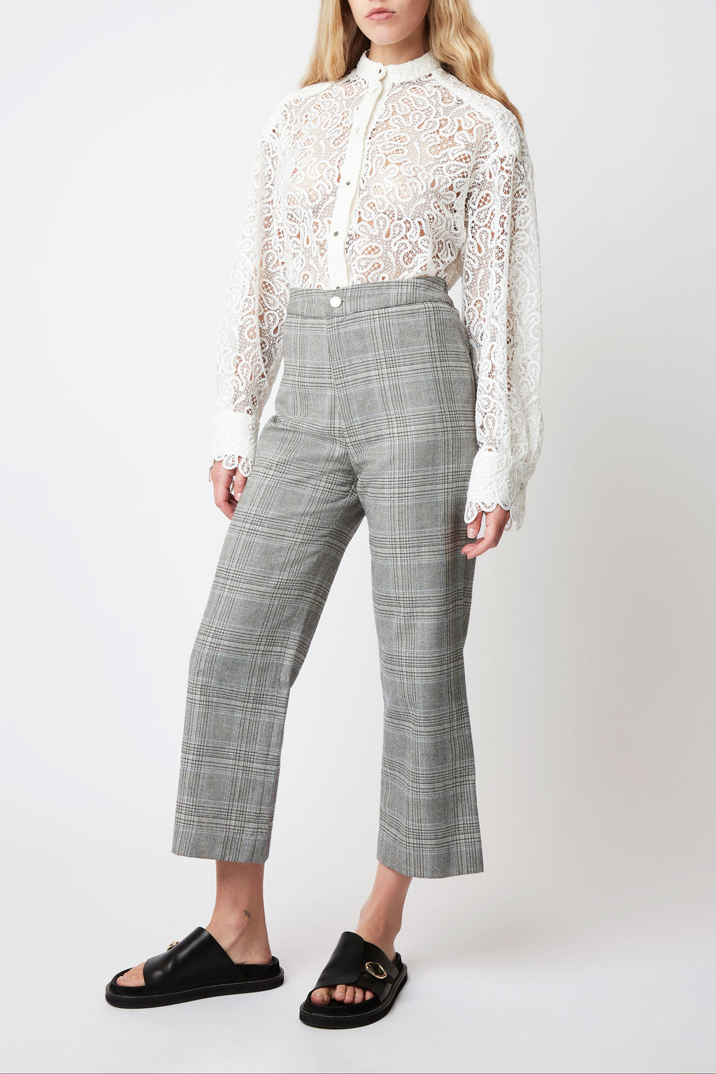 GANGS CHESS BLACK TROUSERS