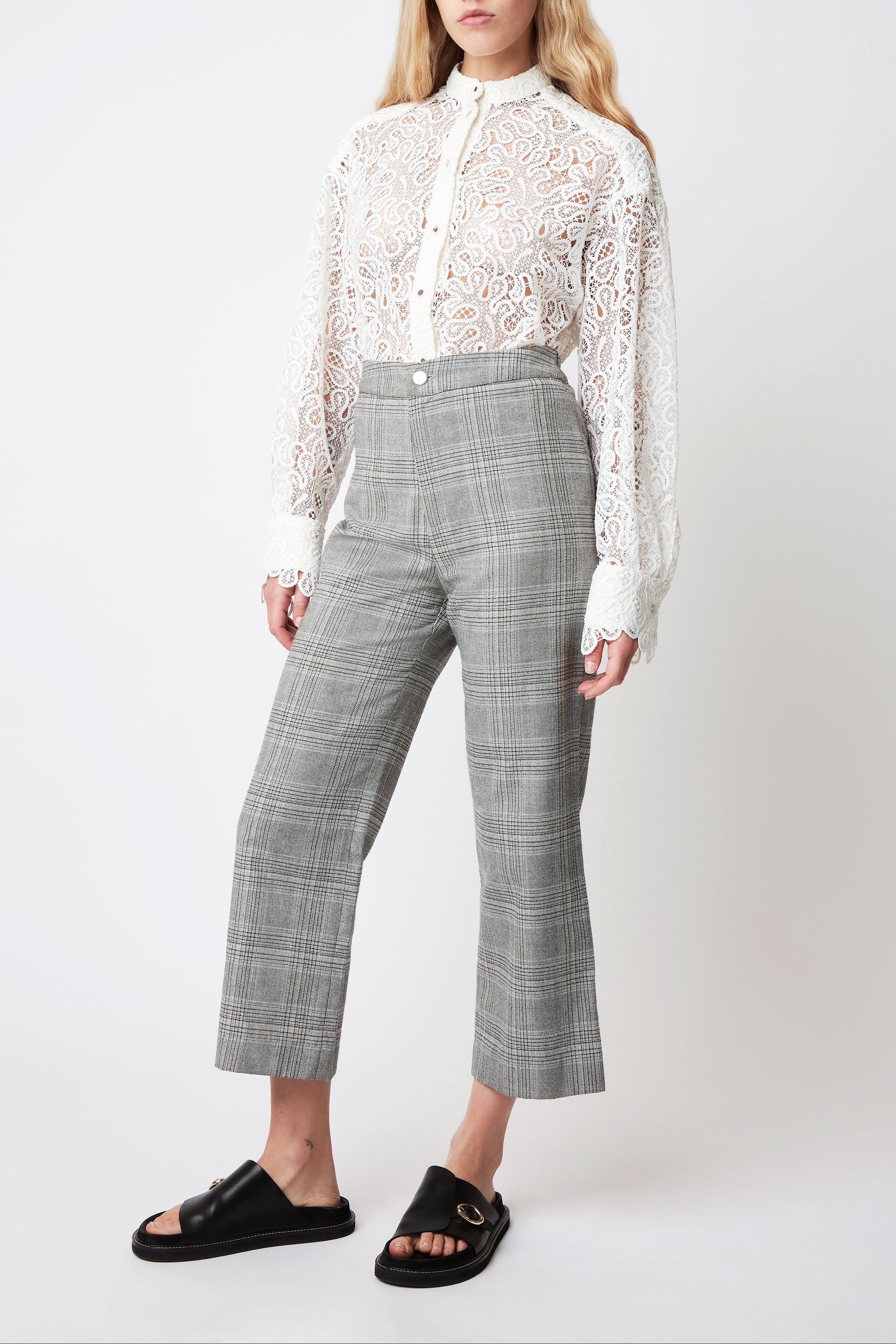 GANGS CHESS BLACK TROUSERS