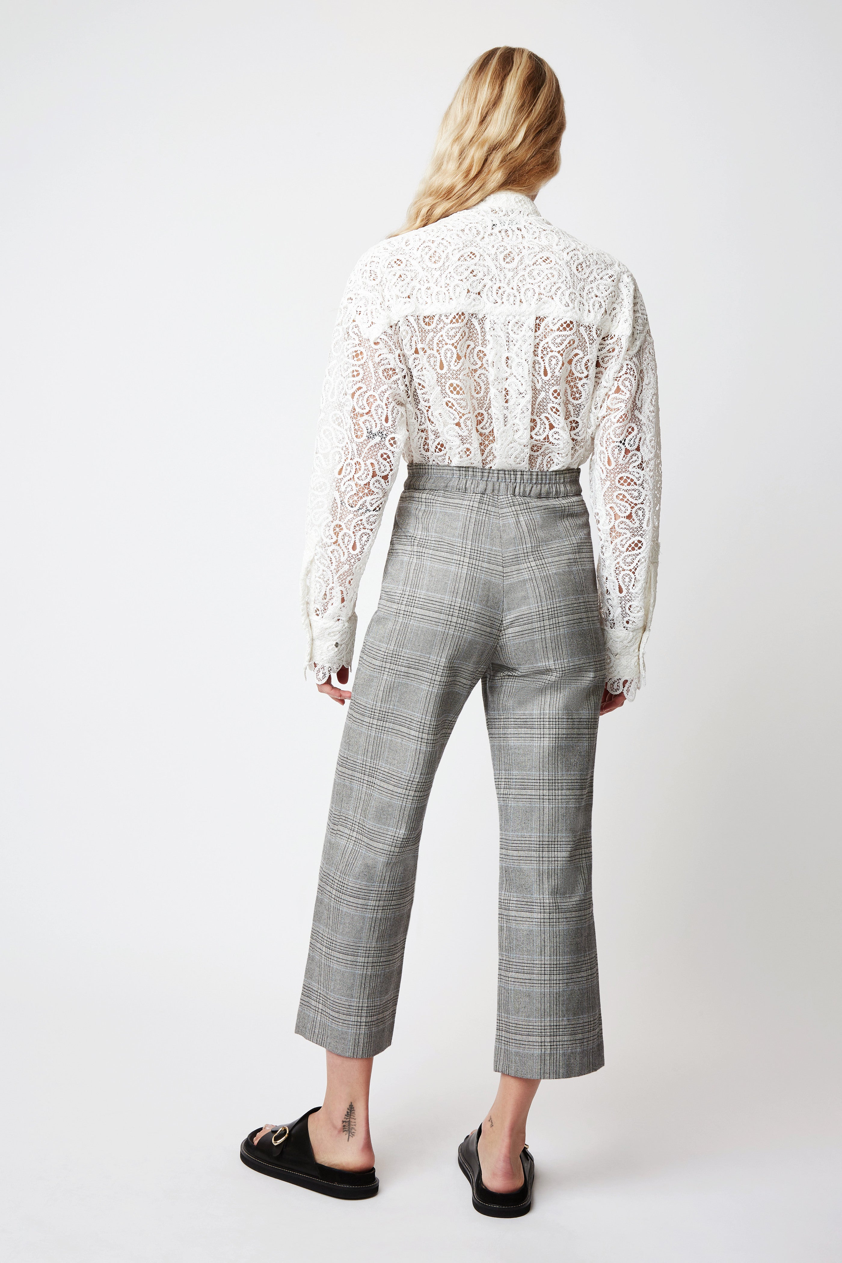 GANGS CHESS BLACK TROUSERS