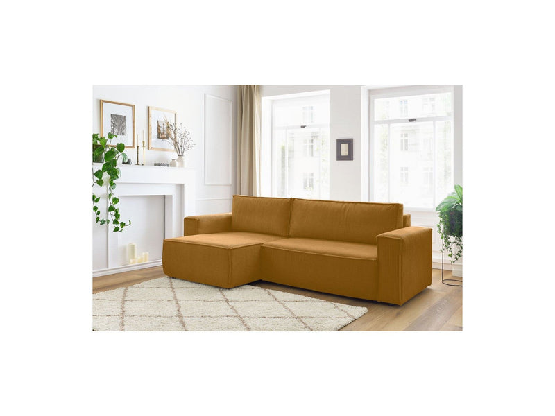 Nihad - Reversible Convertible Corner Sofa - Corduroy