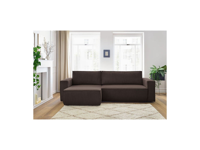 Nihad - Reversible Convertible Corner Sofa - Corduroy