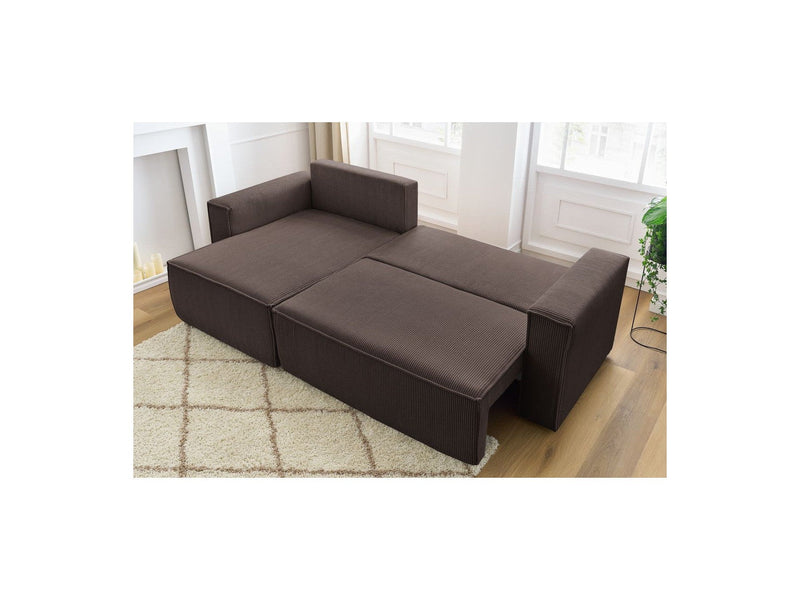 Nihad - Reversible Convertible Corner Sofa - Corduroy