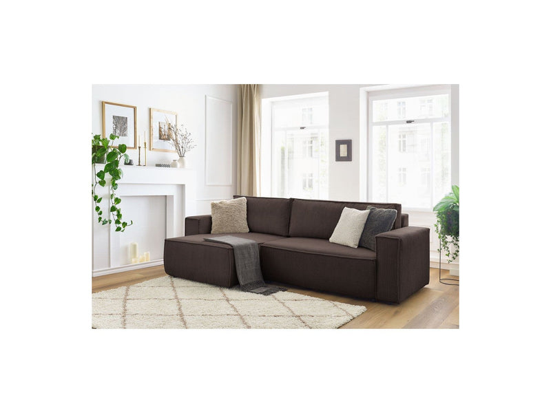 Nihad - Reversible Convertible Corner Sofa - Corduroy