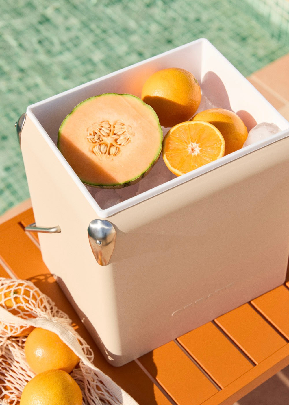 Cooler Retro - Glacière Thermique Portable 13L Avec Décapsuleur - Sable