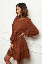 Dress - Brown