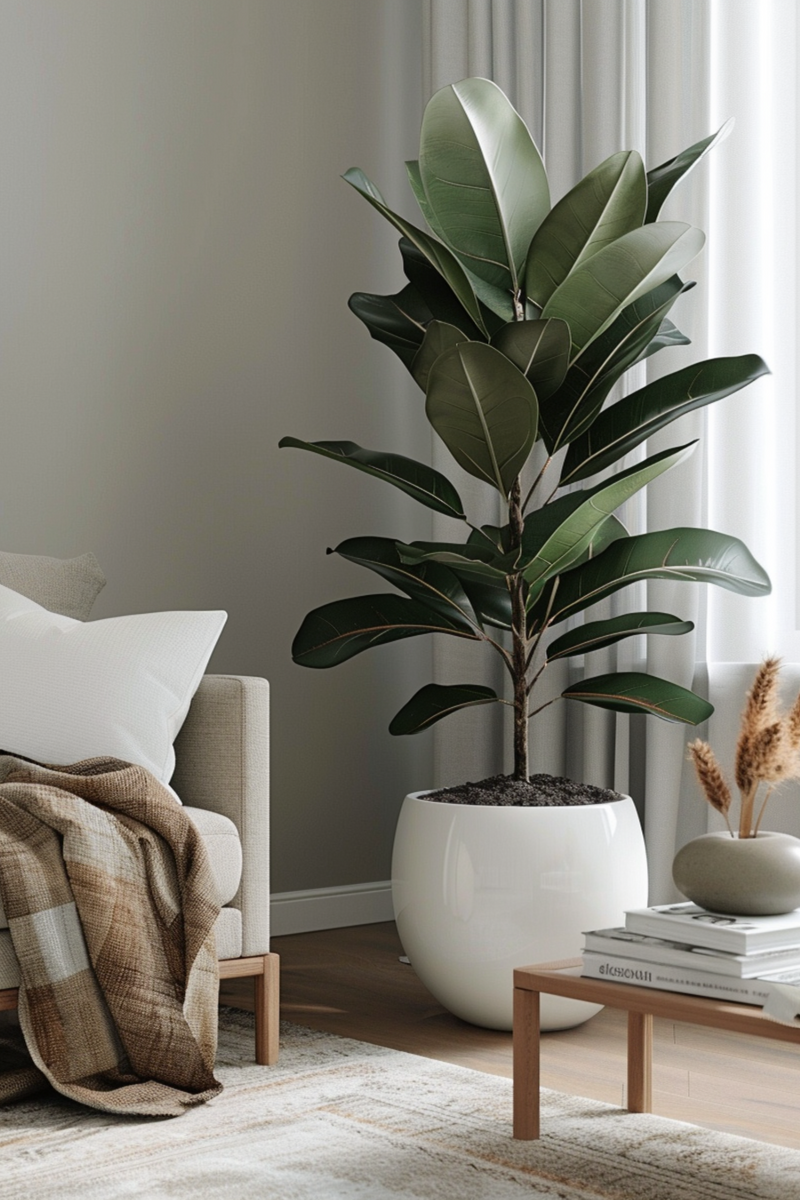 Ficus Elastica Robusta - Plantes D'Intérieur