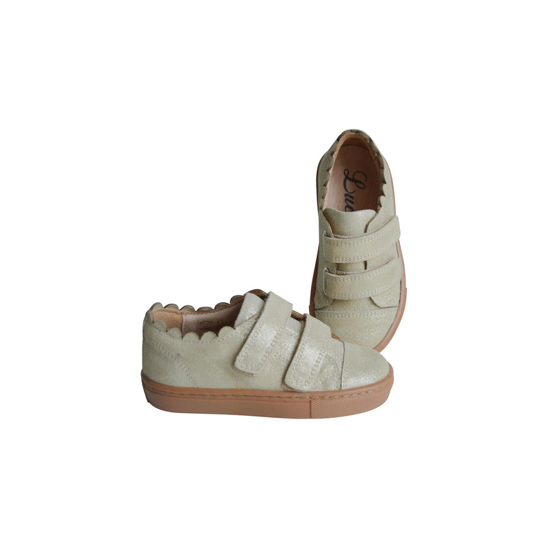 Chaussures Souples Scratchs Thaïs - Doré Irisé - Fille